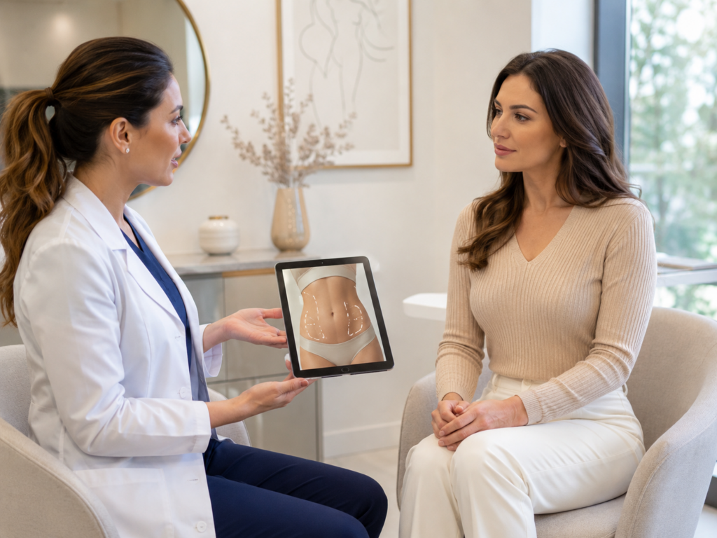 Liposuctie abdominala pret